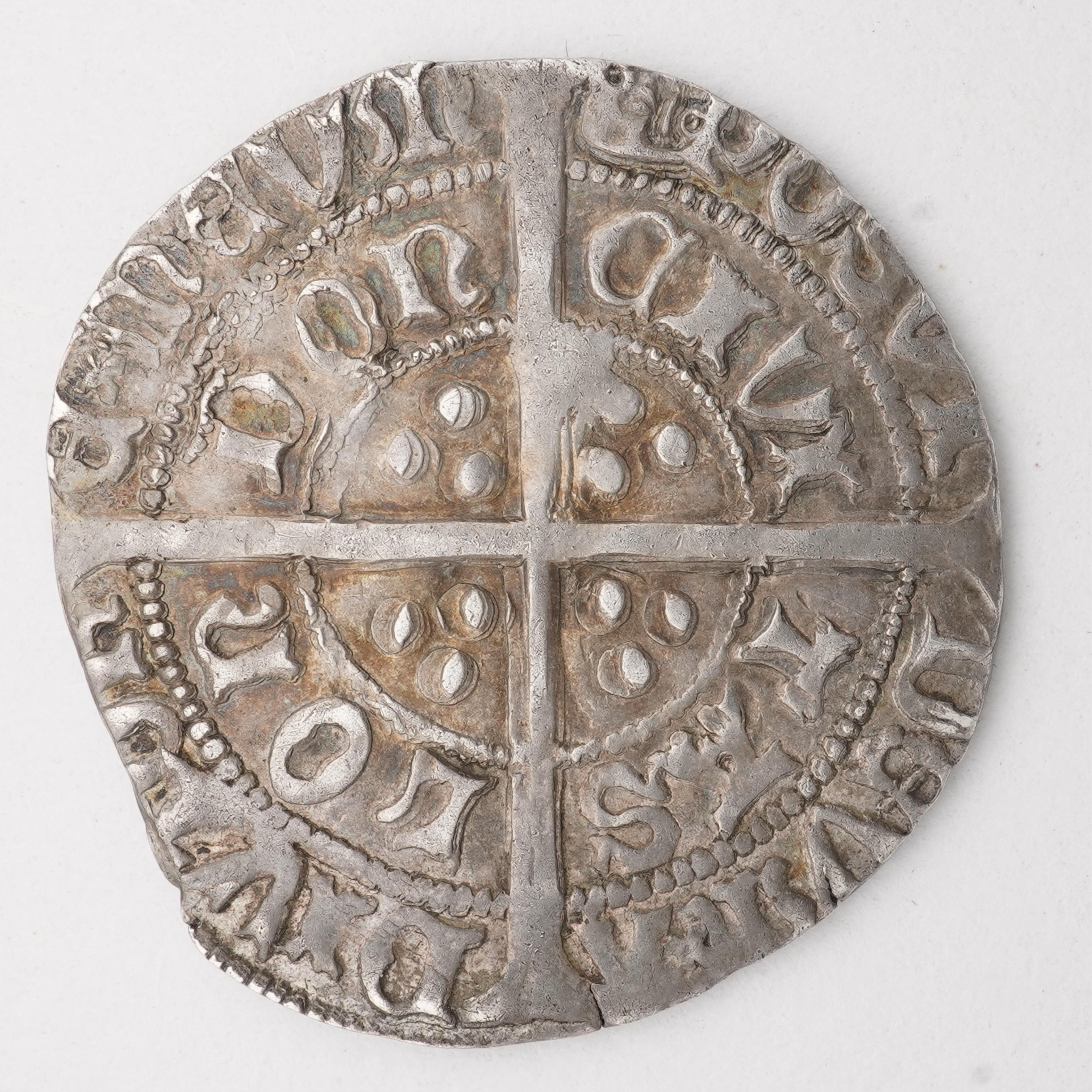 British silver hammered coins, House of York, Richard III, groat, type 2b, reads RICARD, mm. boar’s head 2, S. 2156, good fine, 3.37g